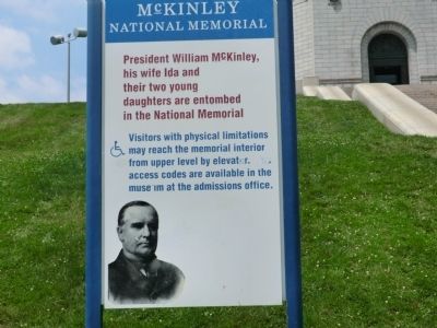The McKinley National Memorial Marker. Click for full size. The McKinley National Memorial Marker image. Click for full size.