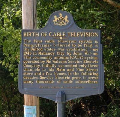 Birth of Cable Television Marker image. Click for full size.