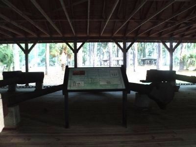 Marker at Fort McAllister State Park. Click for full size. Marker at Fort McAllister State Park image. Click for full size.