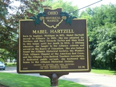 Mabel Hartzell Marker. Click for full size. Mabel Hartzell Marker image. Click for full size.
