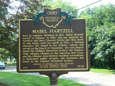 Mabel Hartzell Marker image. Click for full size.