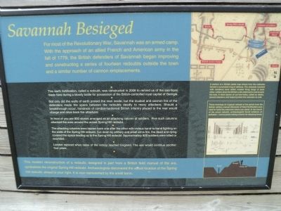 Savannah Besieged Marker image. Click for full size.