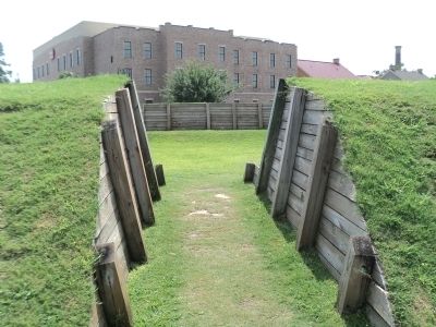 Entrance to the Redoubt image. Click for full size.