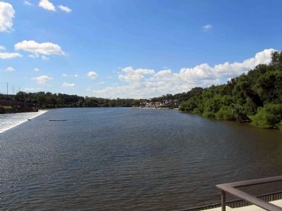 Schuylkill River & Dam image. Click for full size.
