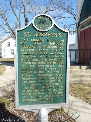 St. Stephen's Marker image. Click for full size.