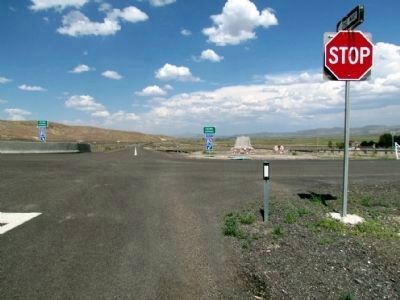West End of Hastings Cutoff and Hoppe-Lienhard Wagon Group Markers image. Click for full size.