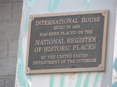 International House Marker. Click for full size. International House Marker image. Click for full size.