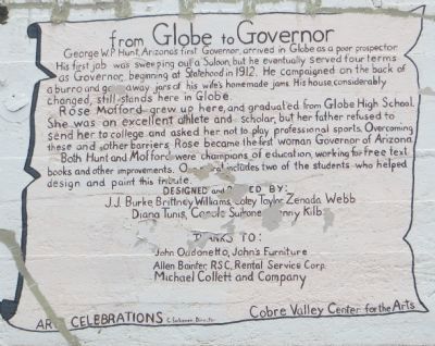 From Globe to Governor Marker. Click for full size. From Globe to Governor Marker image. Click for full size.