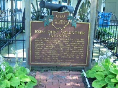 103rd Ohio Volunteer Infantry Marker image. Click for full size.