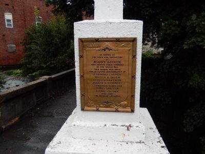 In Honor of the Sons and Daughters of Mount Savage Marker. Click for full size. In Honor of the Sons and Daughters of Mount Savage Marker image. Click for full size.