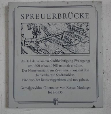 Spreuerbrücke Marker image. Click for full size.
