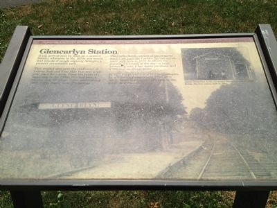 Glencarlyn Station Marker. Click for full size. Glencarlyn Station Marker image. Click for full size.