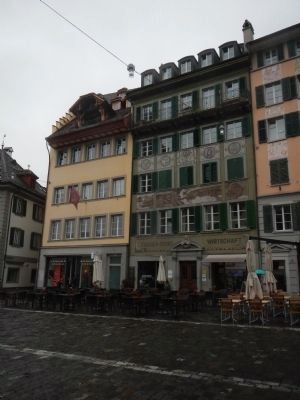 The House of Dr. Jur. Kasimir Pfyffer (on the left). Click for full size. The House of Dr. Jur. Kasimir Pfyffer (on the left) image. Click for full size.