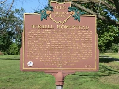Burrell Homestead Marker image. Click for full size.