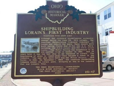 Side Two - Shipbuilding Marker image. Click for full size.