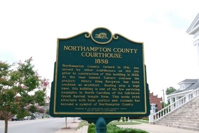 Northampton County Courthouse Marker image. Click for full size.