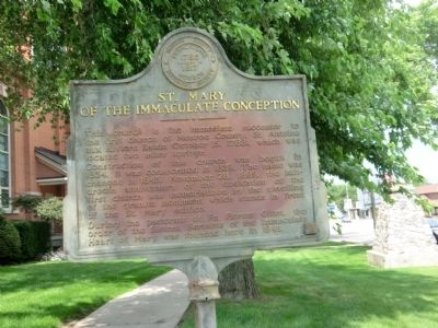 St. Mary of the Immaculate Conception Marker image. Click for full size.