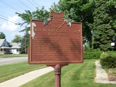Old Wood County Jail Marker. Click for full size. Old Wood County Jail Marker image. Click for full size.