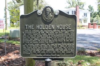 The Holden House Marker image. Click for full size.
