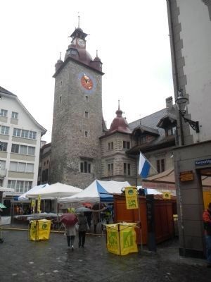 Lucern Rathaus (City Hall) from the Kornmarkt image. Click for full size.