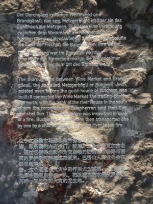 Metzgerbogli or Butchers Arch Marker image. Click for full size.