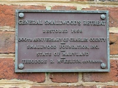 General Smallwood's Retreat Plaque image. Click for full size.