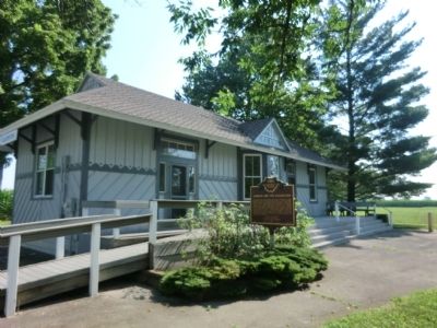 Rawson and the Railroads-Side 1 Marker image. Click for full size.