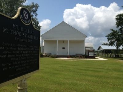 Mt. Hilliard Methodist Church image. Click for full size.
