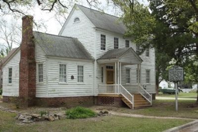 John F. Tompkins Marker and home. Click for full size. John F. Tompkins Marker and home image. Click for full size.
