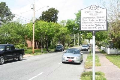 John H. Small Marker on West Main Street image. Click for full size.