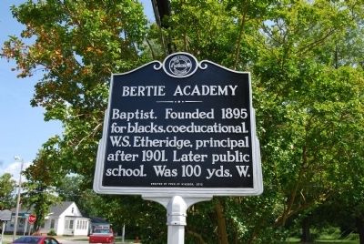 Bertie Academy Marker. Click for full size. Bertie Academy Marker image. Click for full size.