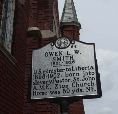Owen L. W. Smith Marker image. Click for full size.