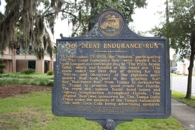 "The Great Endurance Run" Marker image. Click for full size.