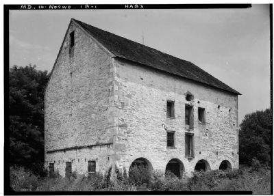 Woodlawn Stone Barn HABS MD,16-NORWO,1-3 image. Click for full size.
