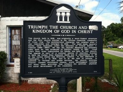 Triumph the Church and Kingdom of God in Christ Marker image. Click for full size.