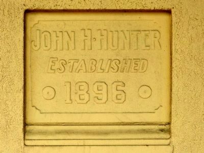 John H. Hunter Cornerstone image. Click for full size.