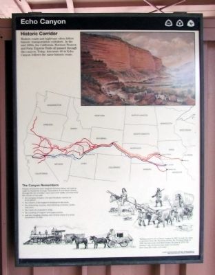 Echo Canyon Marker image. Click for full size.