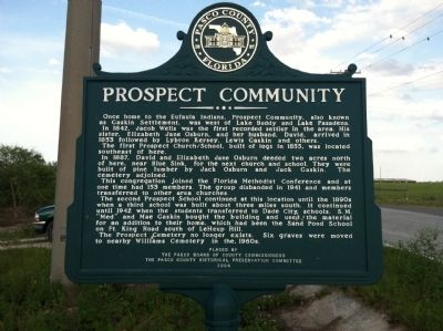 Prospect Community Marker image. Click for full size.