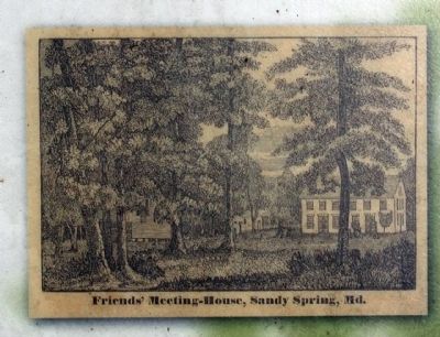 Friends Meeting House, Sandy Spring , Md. image. Click for full size.
