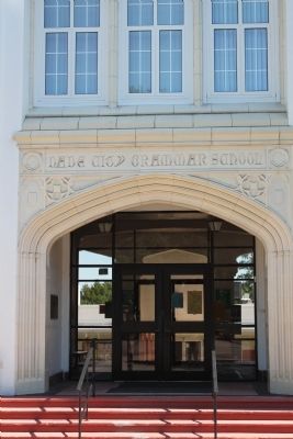 Dade City Grammar School Entrance Detail image. Click for full size.