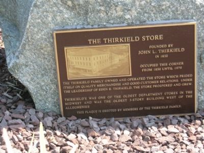 The Thirkield Store Marker image. Click for full size.