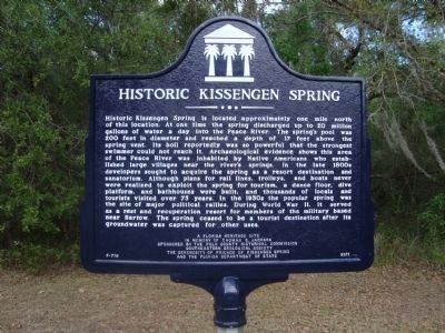 Historic Kissengen Spring Marker image. Click for full size.