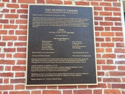 The Kennett Tavern Marker image. Click for full size.