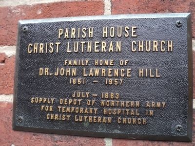 Parish House Marker. Click for full size. Parish House Marker image. Click for full size.