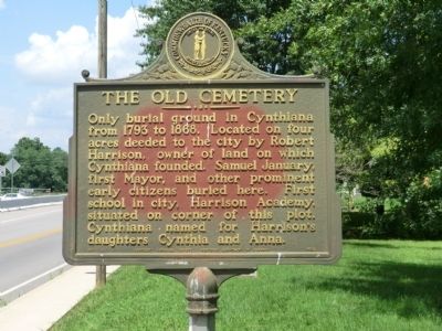 The Old Cemetery Marker. Click for full size. The Old Cemetery Marker image. Click for full size.