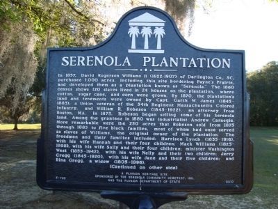 Serenola Plantation Marker (side 1) image. Click for full size.