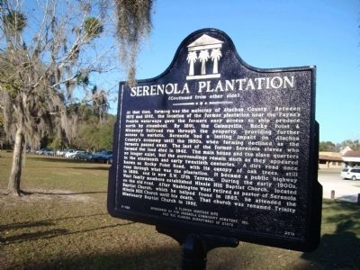 Serenola Plantation Marker (side 2) image. Click for full size.