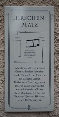 Hirschenplatz Marker image. Click for full size.
