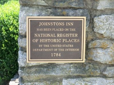 Johnston's Inn Marker image. Click for full size.