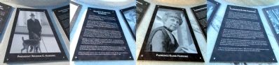 Harding Memorial Interpretive Panels. Click for full size. Harding Memorial Interpretive Panels image. Click for full size.